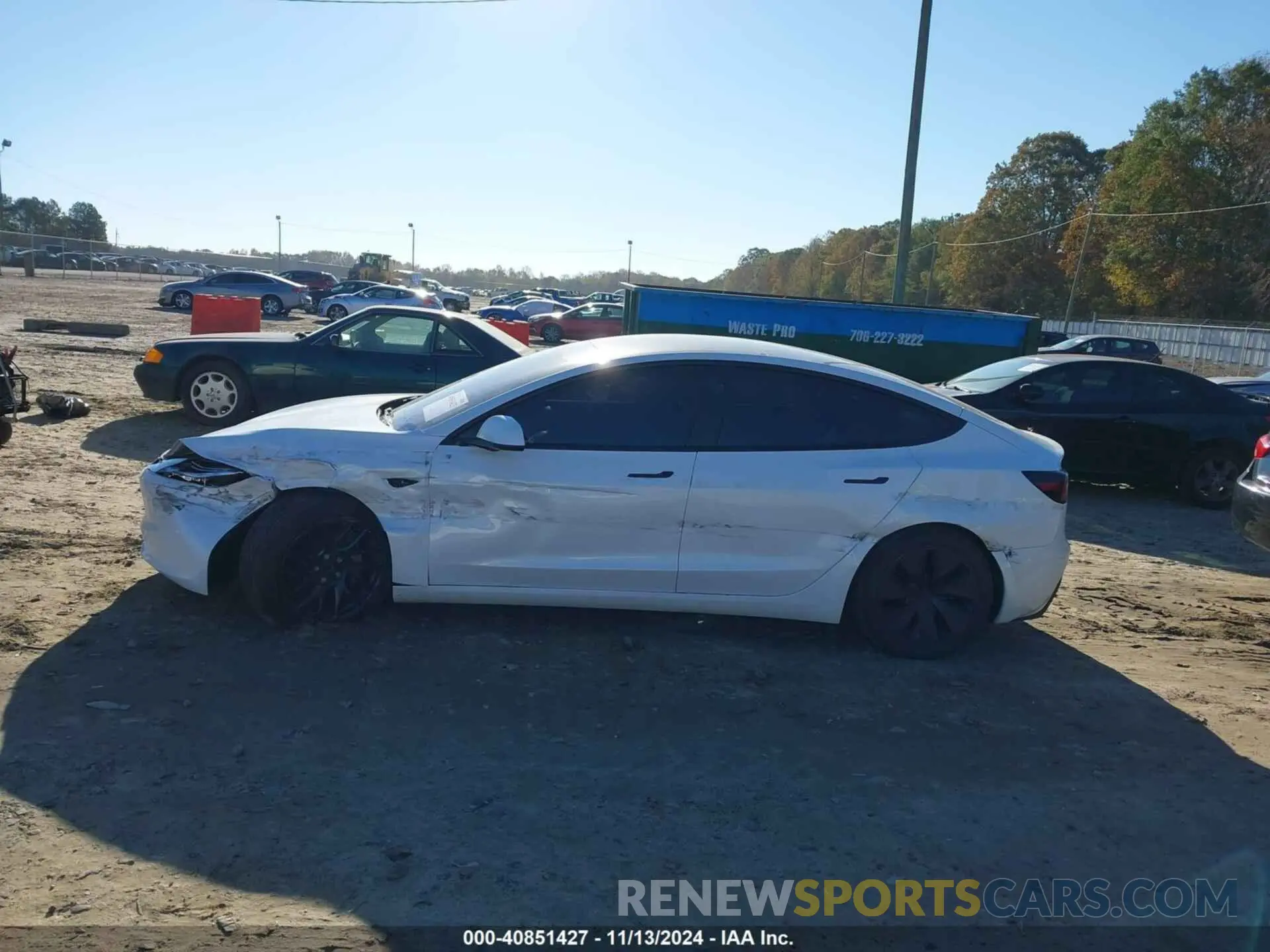 6 Photograph of a damaged car 5YJ3E1EA4RF732586 TESLA MODEL 3 2024