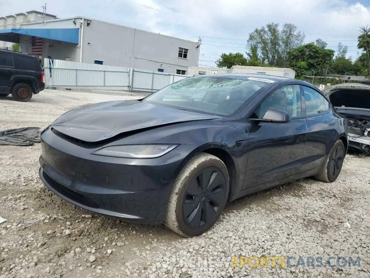 1 Photograph of a damaged car 5YJ3E1EA4RF734404 TESLA MODEL 3 2024