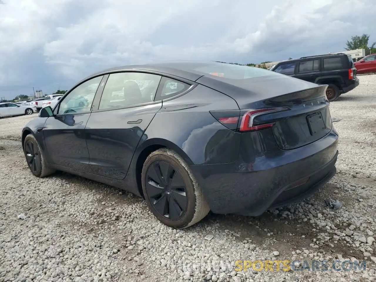2 Photograph of a damaged car 5YJ3E1EA4RF734404 TESLA MODEL 3 2024