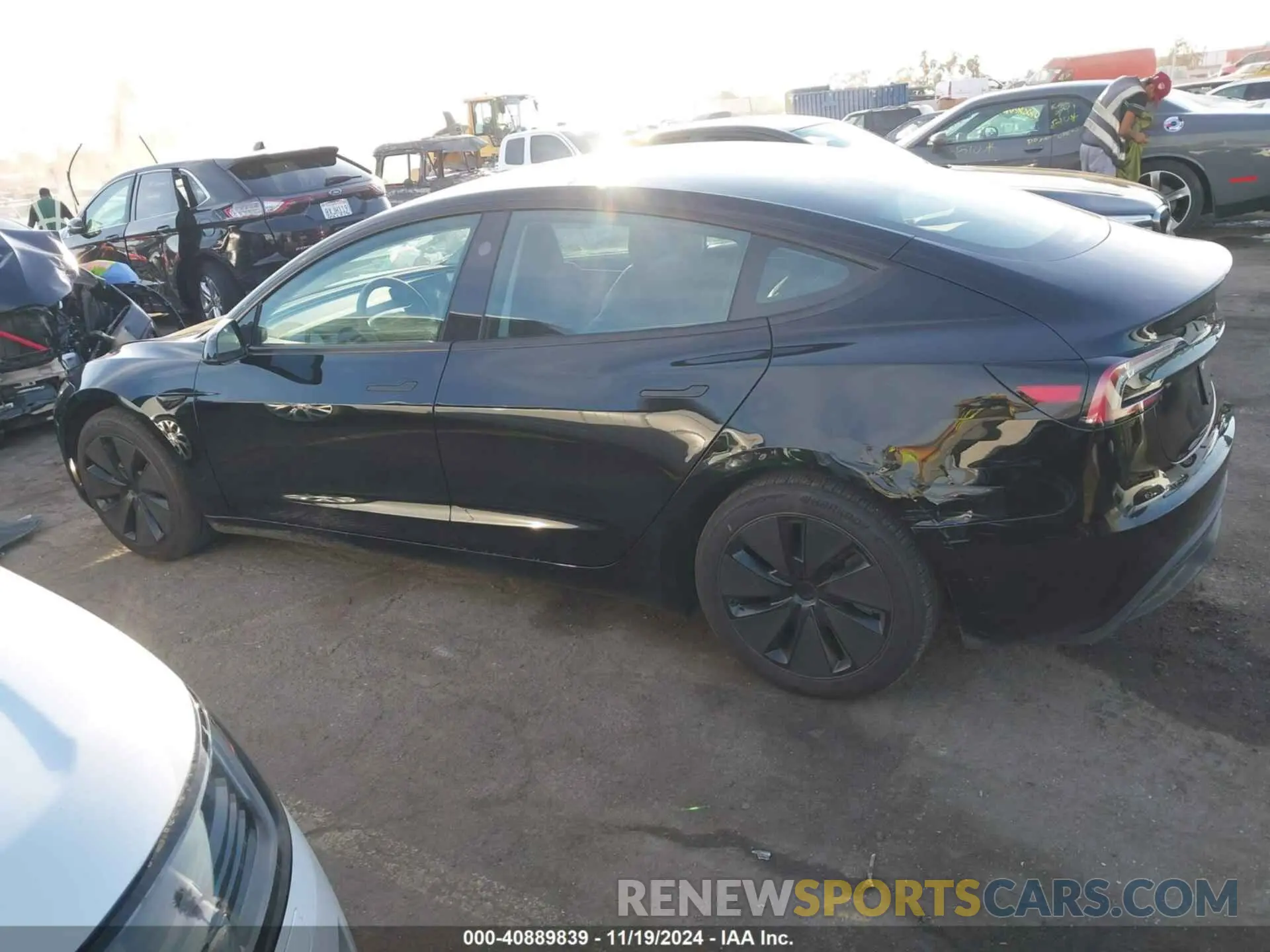 14 Photograph of a damaged car 5YJ3E1EA4RF747945 TESLA MODEL 3 2024