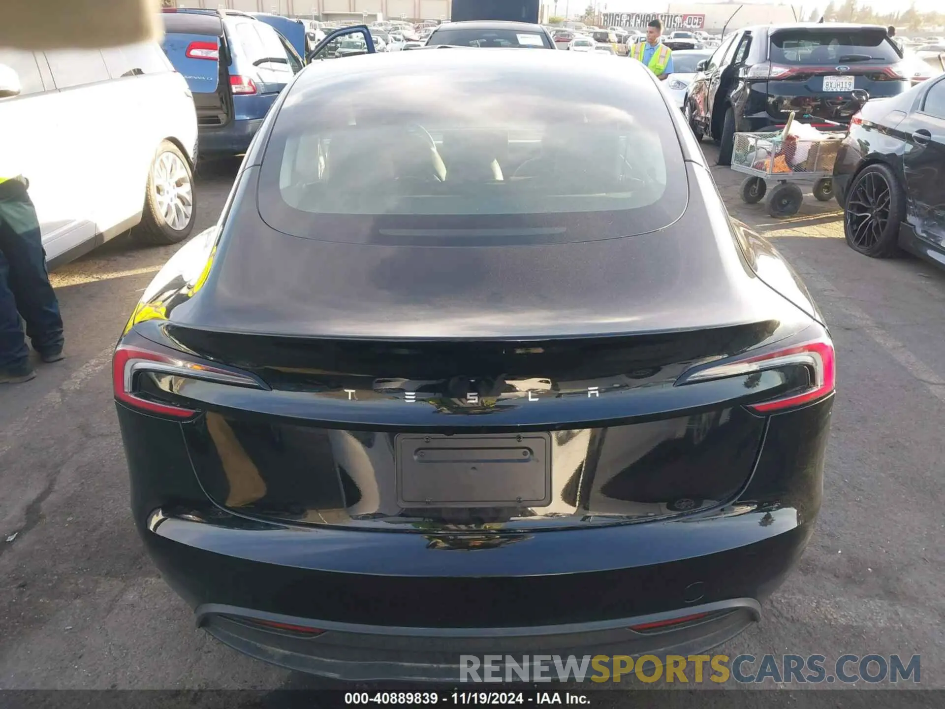 16 Photograph of a damaged car 5YJ3E1EA4RF747945 TESLA MODEL 3 2024