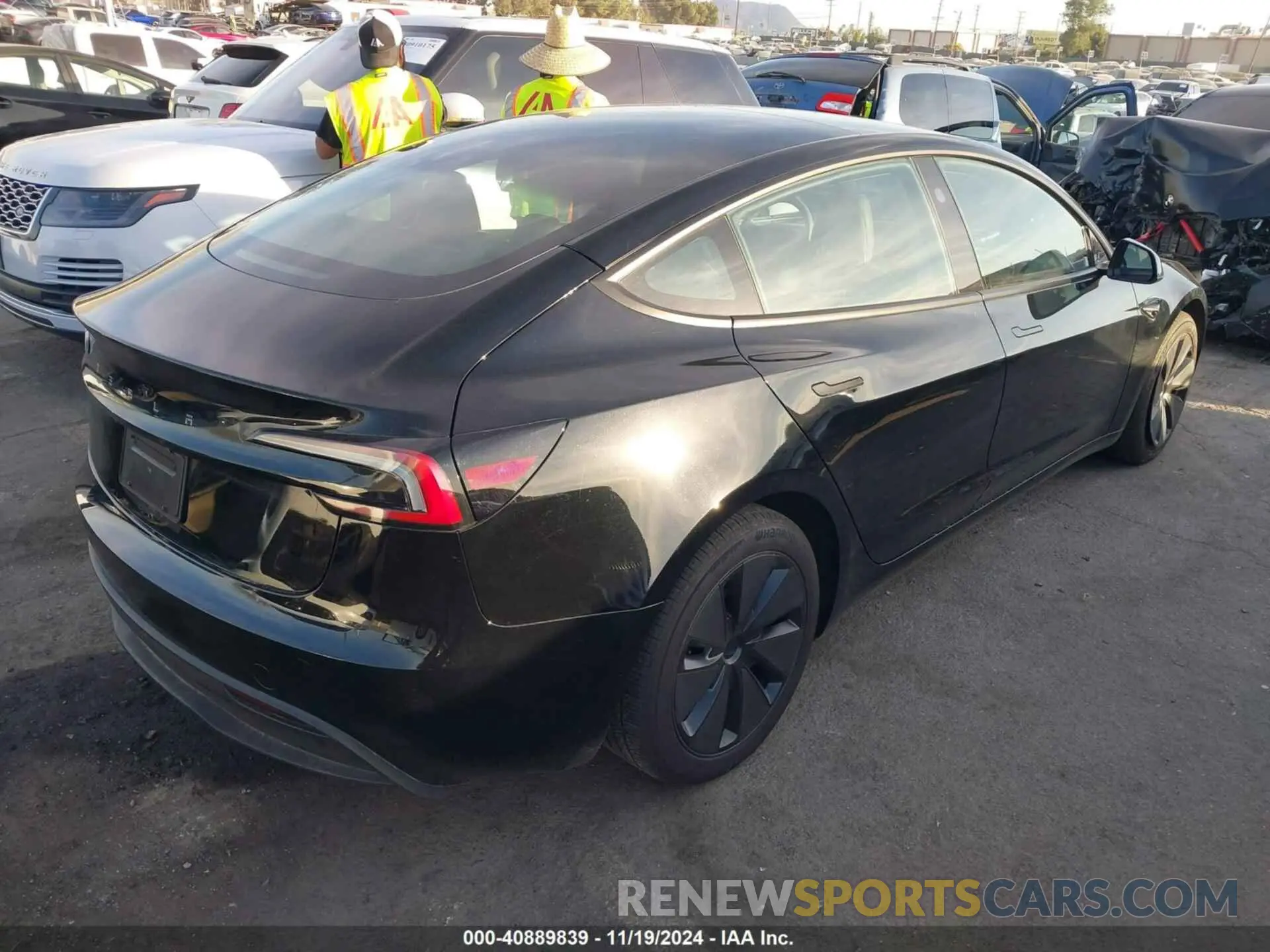 4 Photograph of a damaged car 5YJ3E1EA4RF747945 TESLA MODEL 3 2024