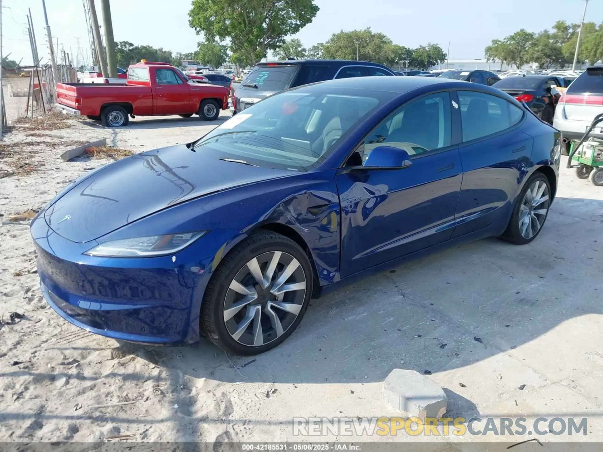 2 Photograph of a damaged car 5YJ3E1EA4RF751347 TESLA MODEL 3 2024