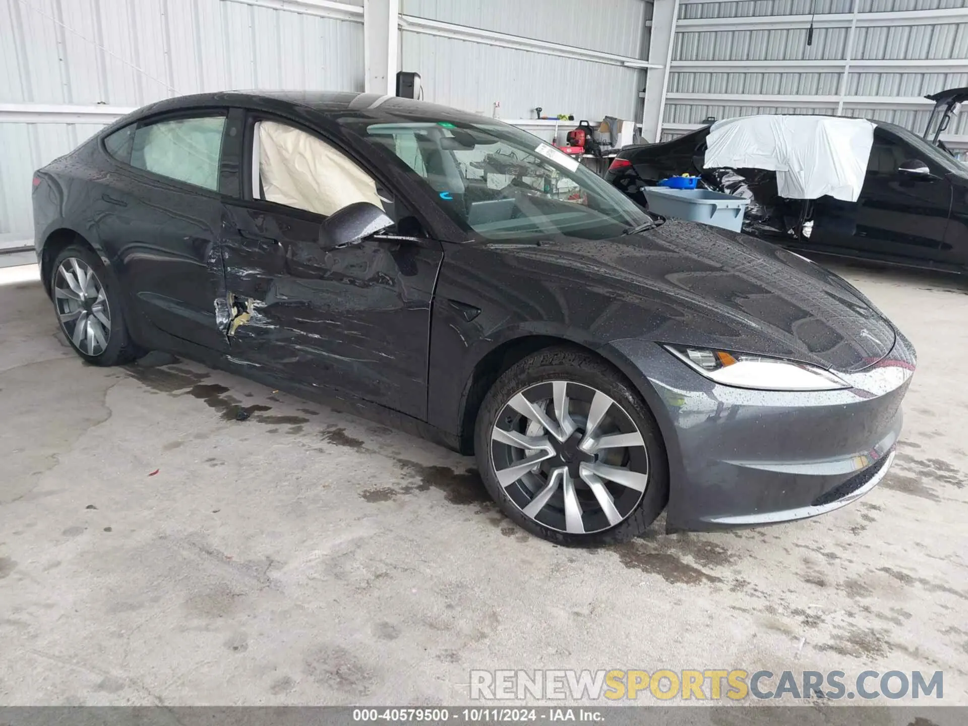 1 Photograph of a damaged car 5YJ3E1EA4RF767760 TESLA MODEL 3 2024