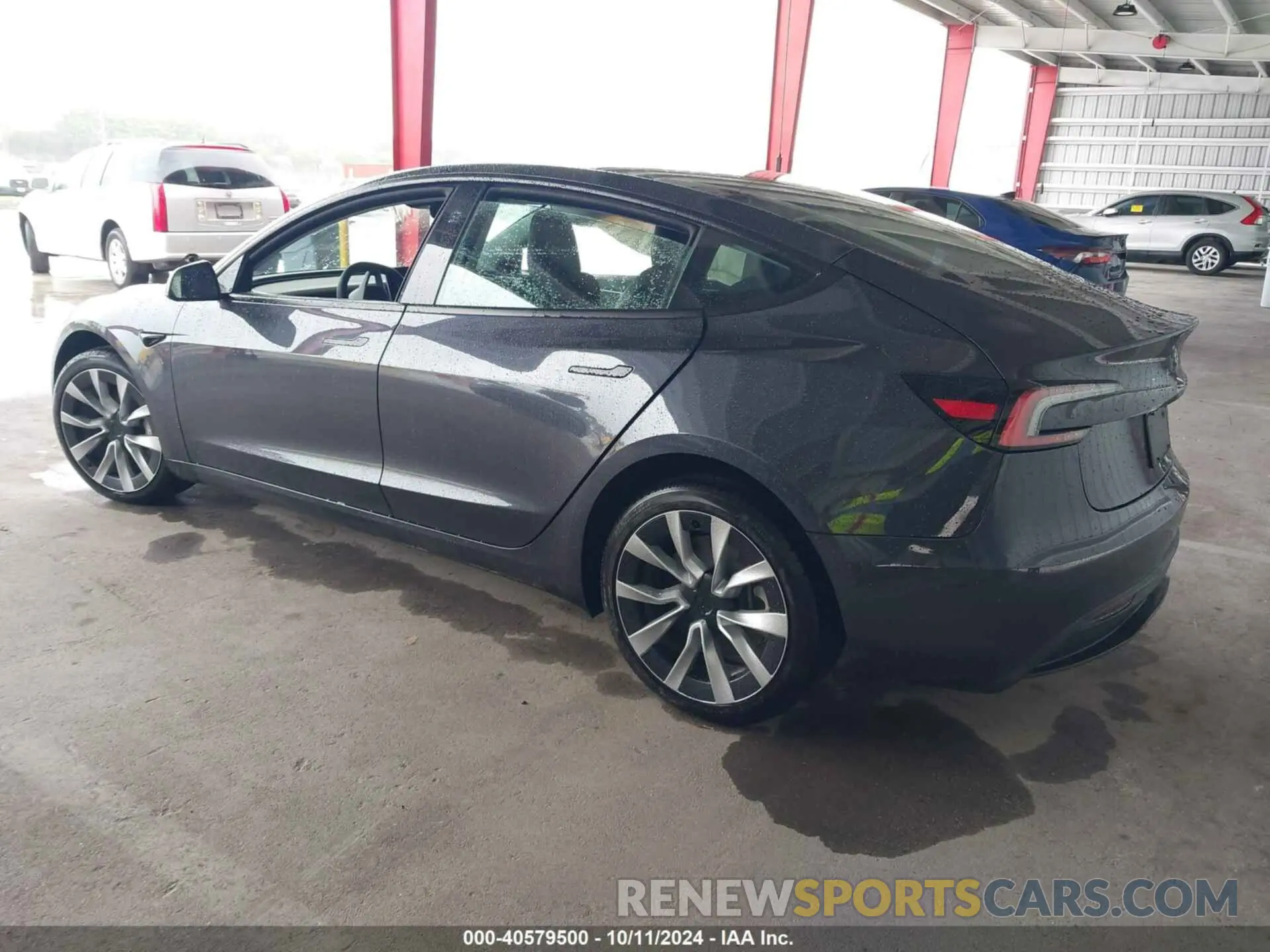 3 Photograph of a damaged car 5YJ3E1EA4RF767760 TESLA MODEL 3 2024