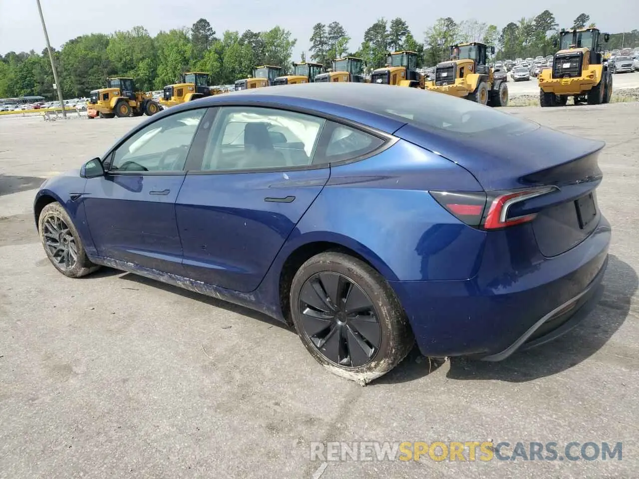 2 Photograph of a damaged car 5YJ3E1EA4RF783604 TESLA MODEL 3 2024