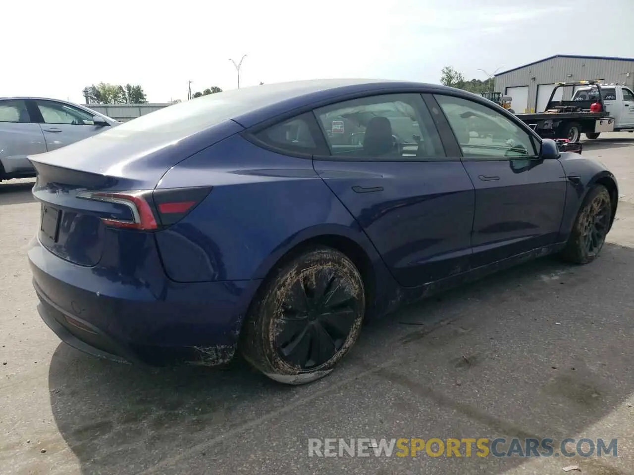 3 Photograph of a damaged car 5YJ3E1EA4RF783604 TESLA MODEL 3 2024