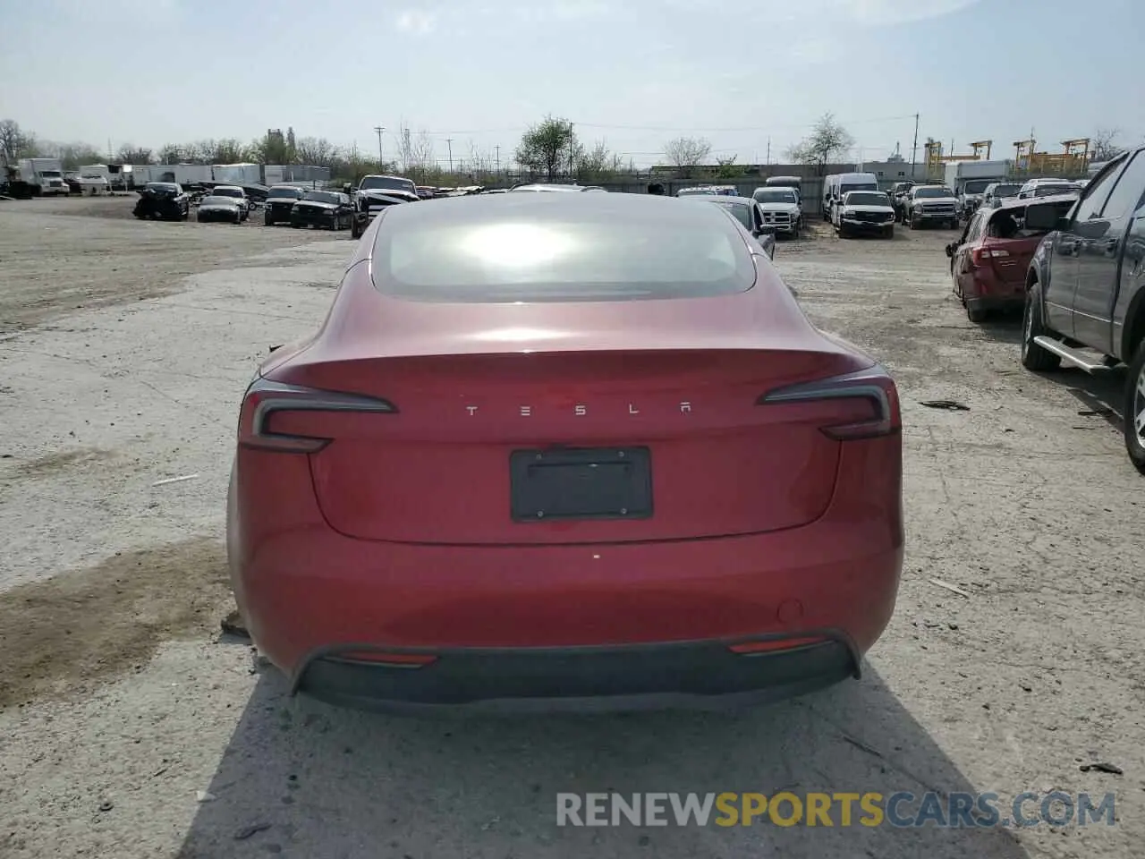 6 Photograph of a damaged car 5YJ3E1EA4RF784705 TESLA MODEL 3 2024