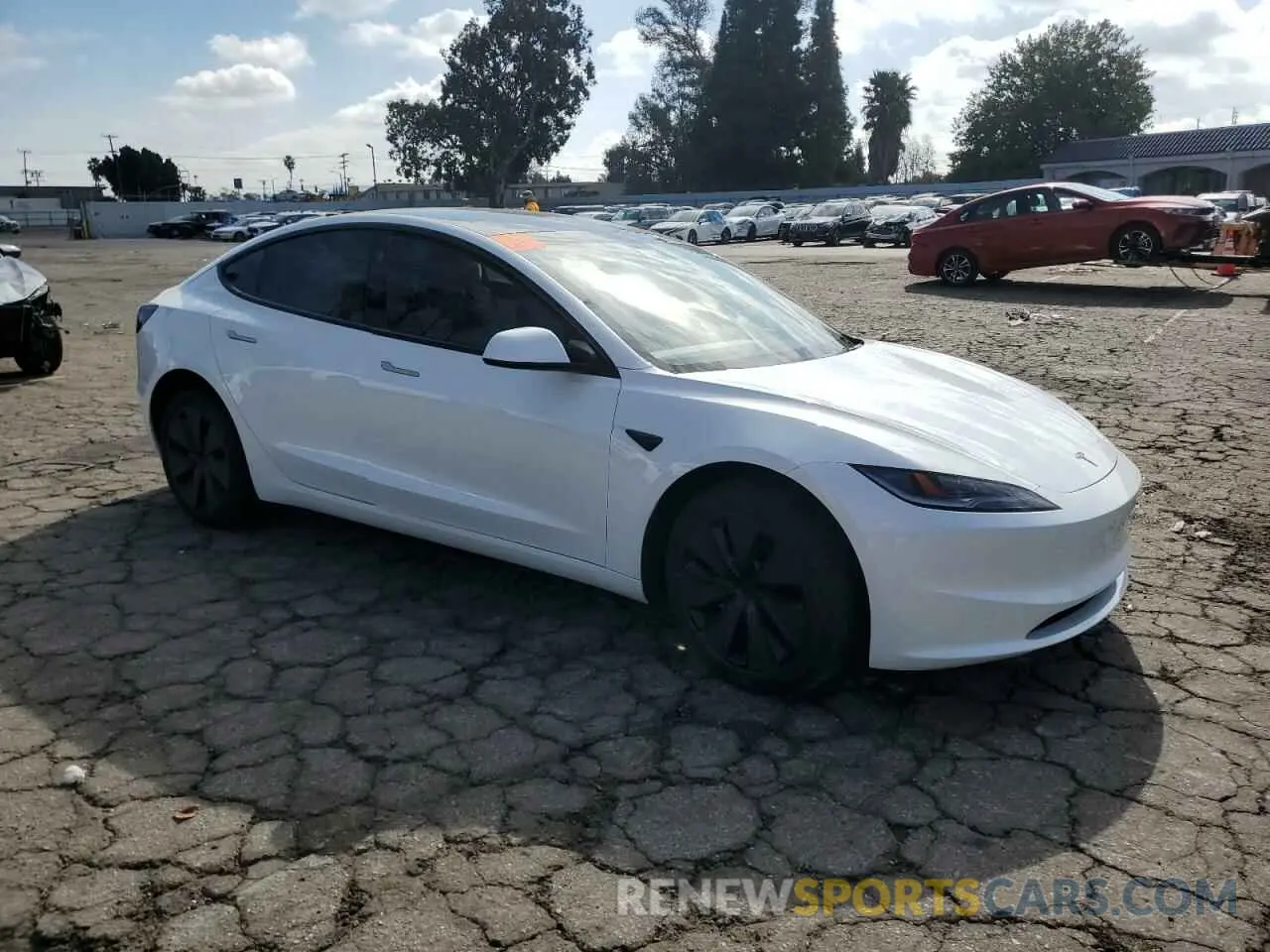 4 Photograph of a damaged car 5YJ3E1EA4RF812230 TESLA MODEL 3 2024