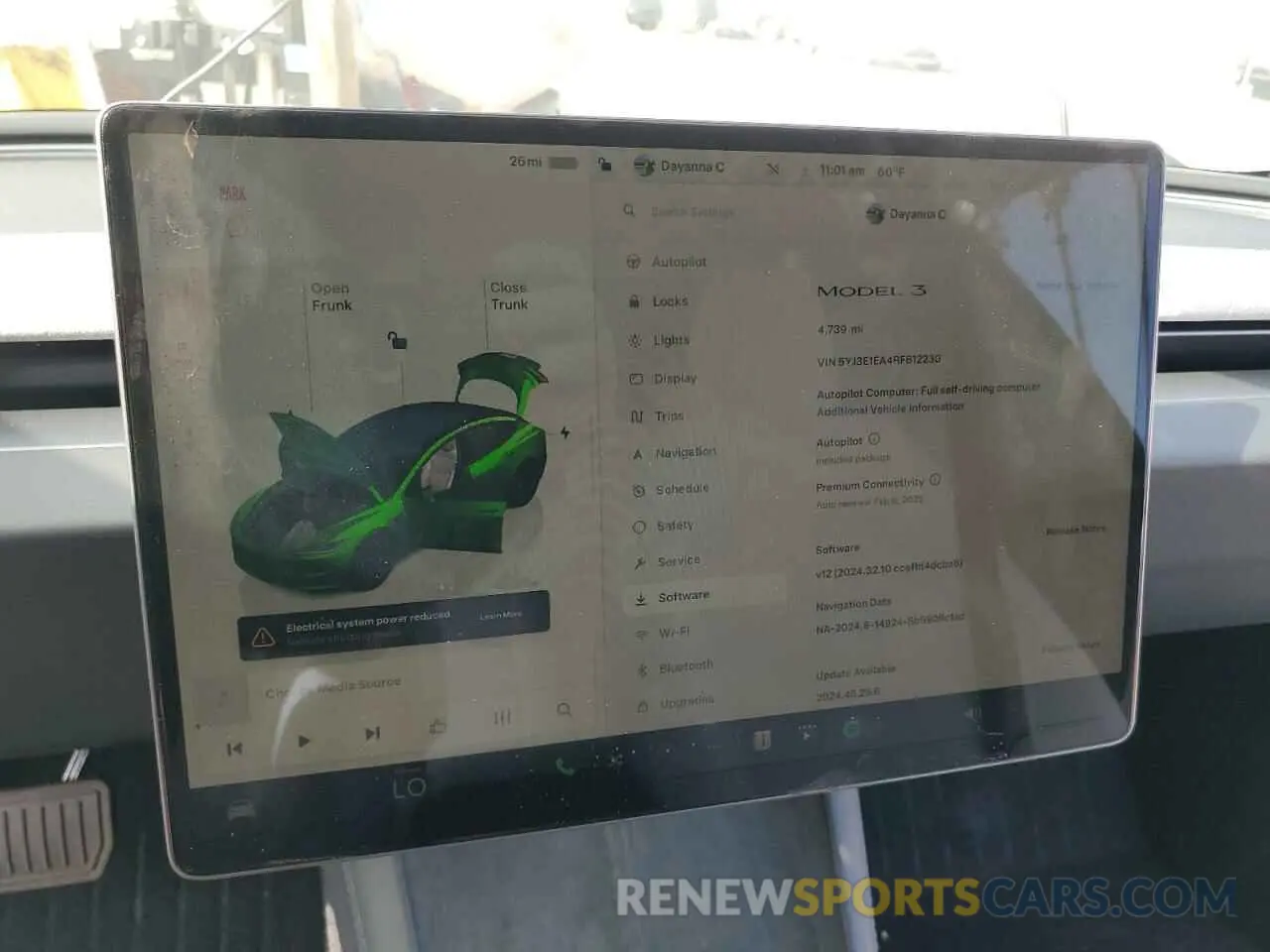 9 Photograph of a damaged car 5YJ3E1EA4RF812230 TESLA MODEL 3 2024
