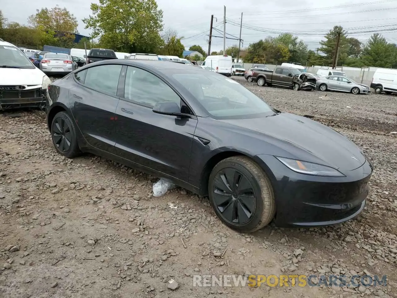 4 Photograph of a damaged car 5YJ3E1EA4RF834504 TESLA MODEL 3 2024