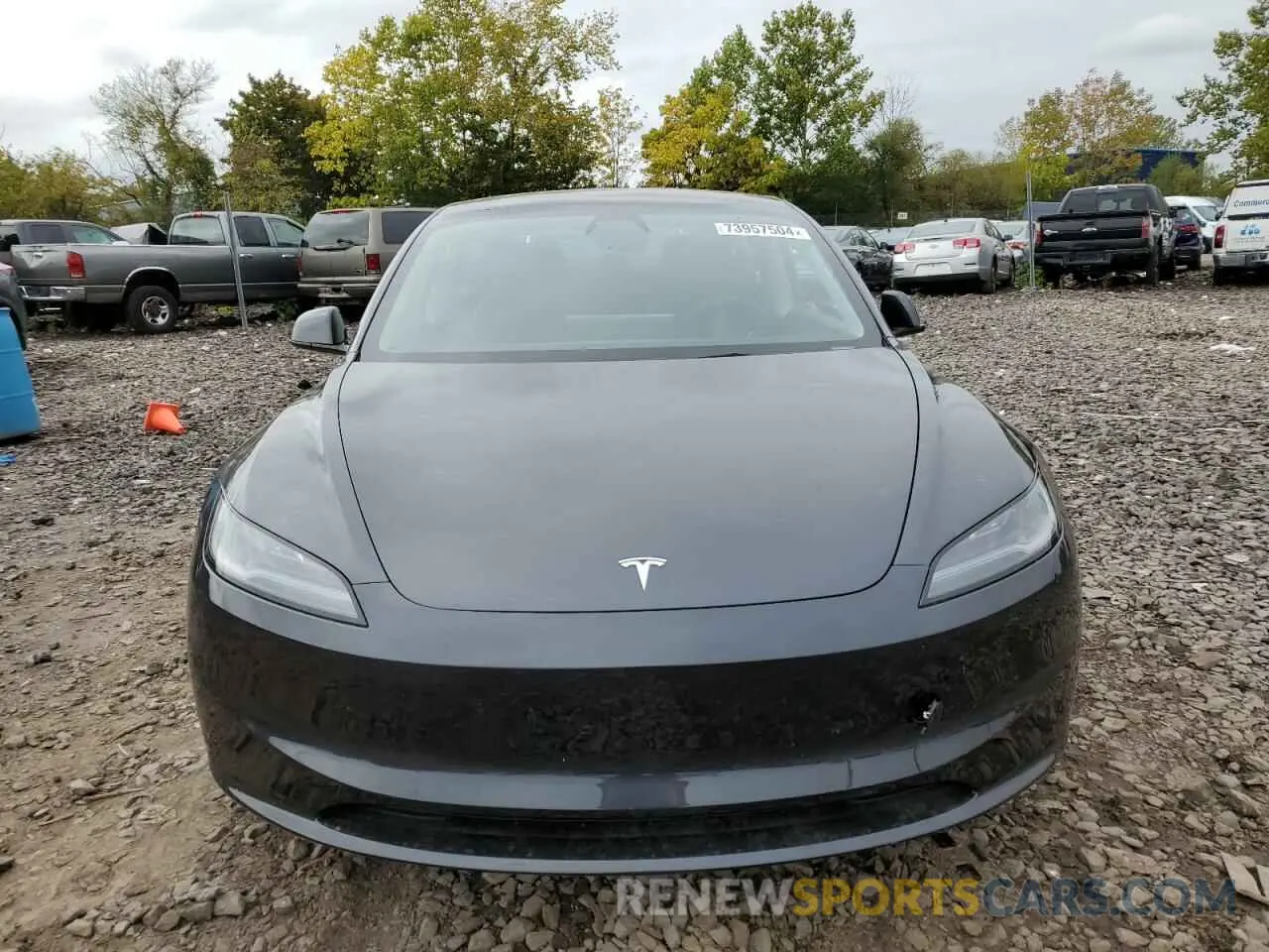 5 Photograph of a damaged car 5YJ3E1EA4RF834504 TESLA MODEL 3 2024