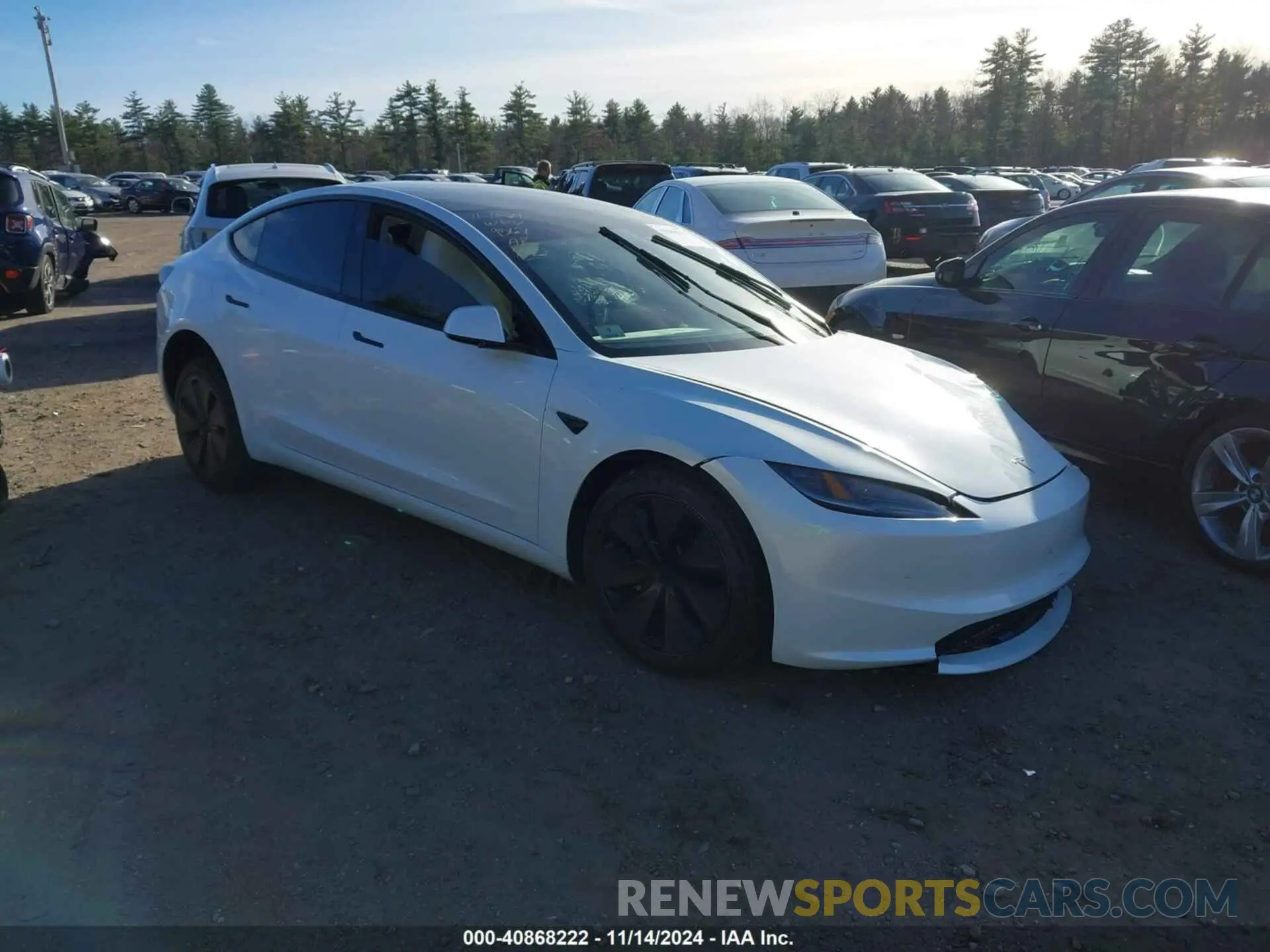 1 Photograph of a damaged car 5YJ3E1EA4RF849567 TESLA MODEL 3 2024