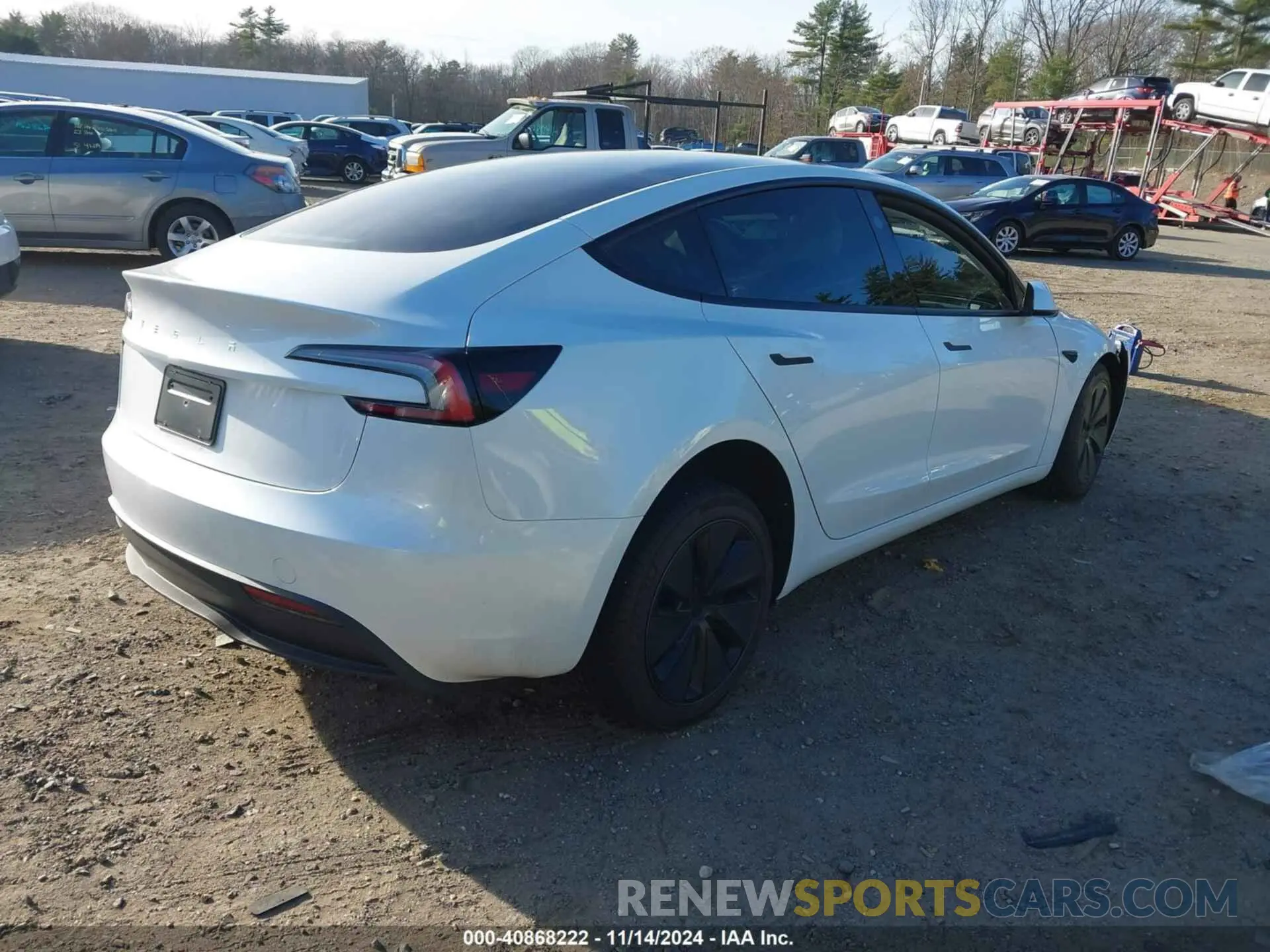 4 Photograph of a damaged car 5YJ3E1EA4RF849567 TESLA MODEL 3 2024