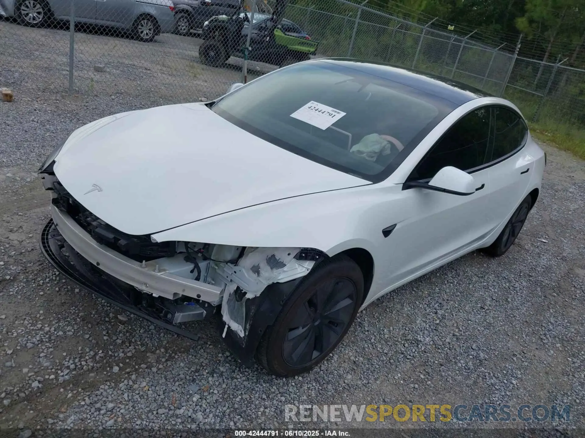 2 Photograph of a damaged car 5YJ3E1EA5RF717613 TESLA MODEL 3 2024