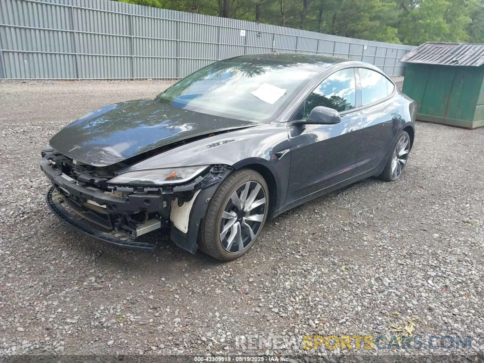 2 Photograph of a damaged car 5YJ3E1EA5RF722519 TESLA MODEL 3 2024