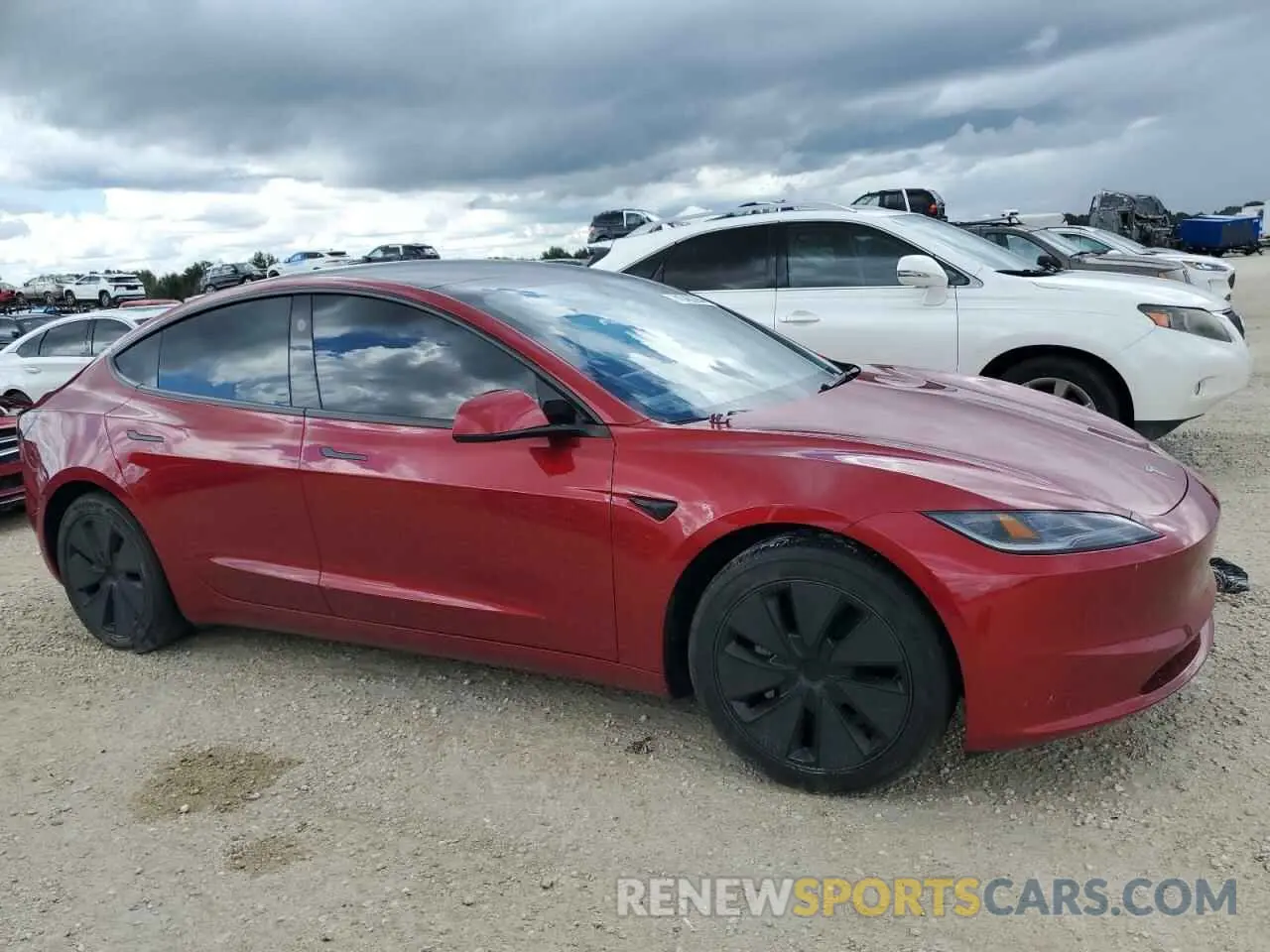 4 Photograph of a damaged car 5YJ3E1EA5RF731494 TESLA MODEL 3 2024
