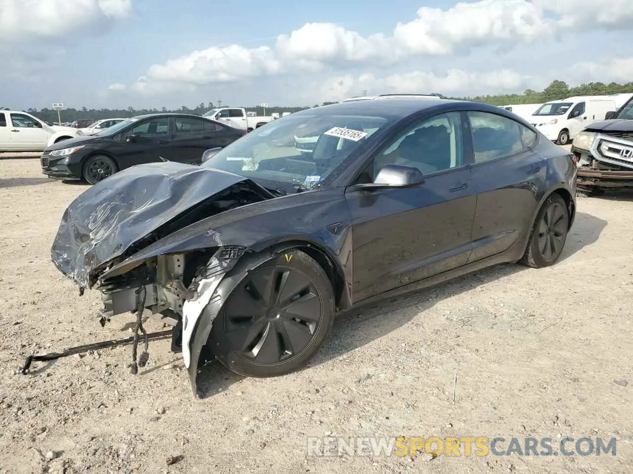 1 Photograph of a damaged car 5YJ3E1EA5RF741345 TESLA MODEL 3 2024