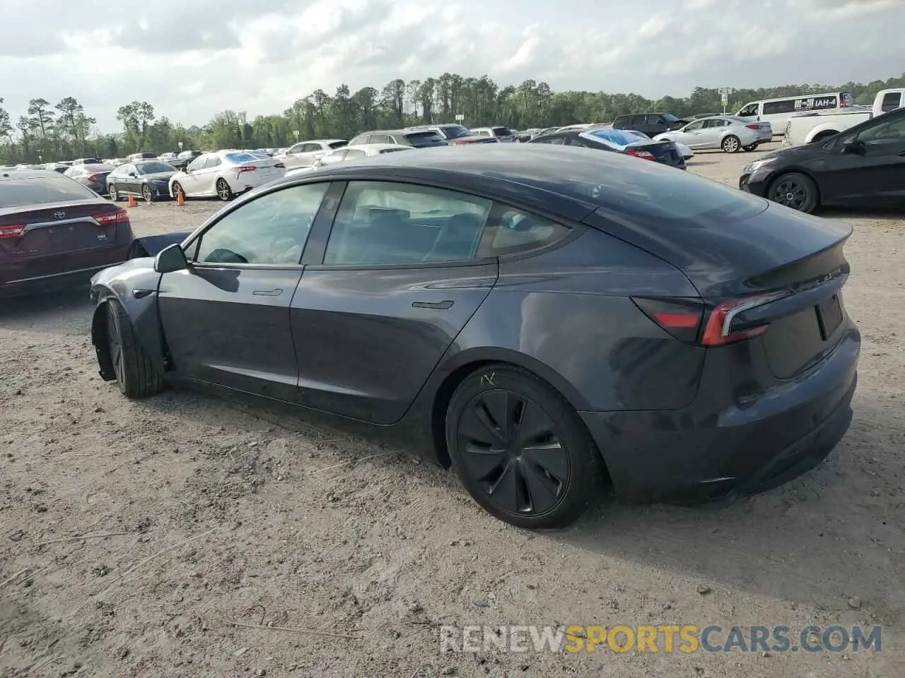 2 Photograph of a damaged car 5YJ3E1EA5RF741345 TESLA MODEL 3 2024