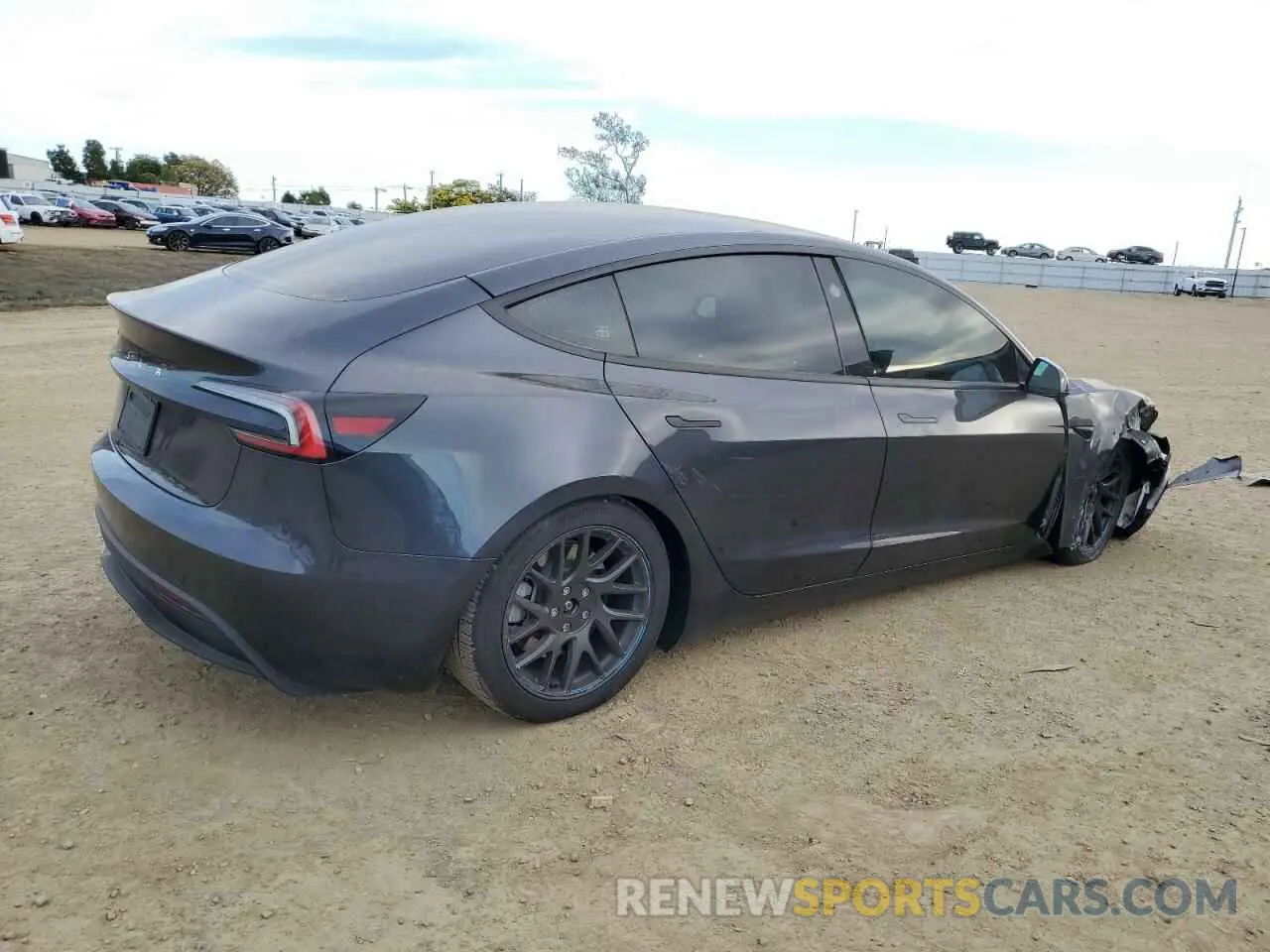 3 Photograph of a damaged car 5YJ3E1EA5RF741944 TESLA MODEL 3 2024