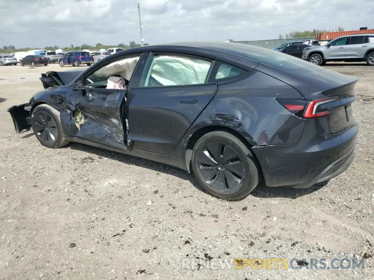 2 Photograph of a damaged car 5YJ3E1EA5RF742432 TESLA MODEL 3 2024