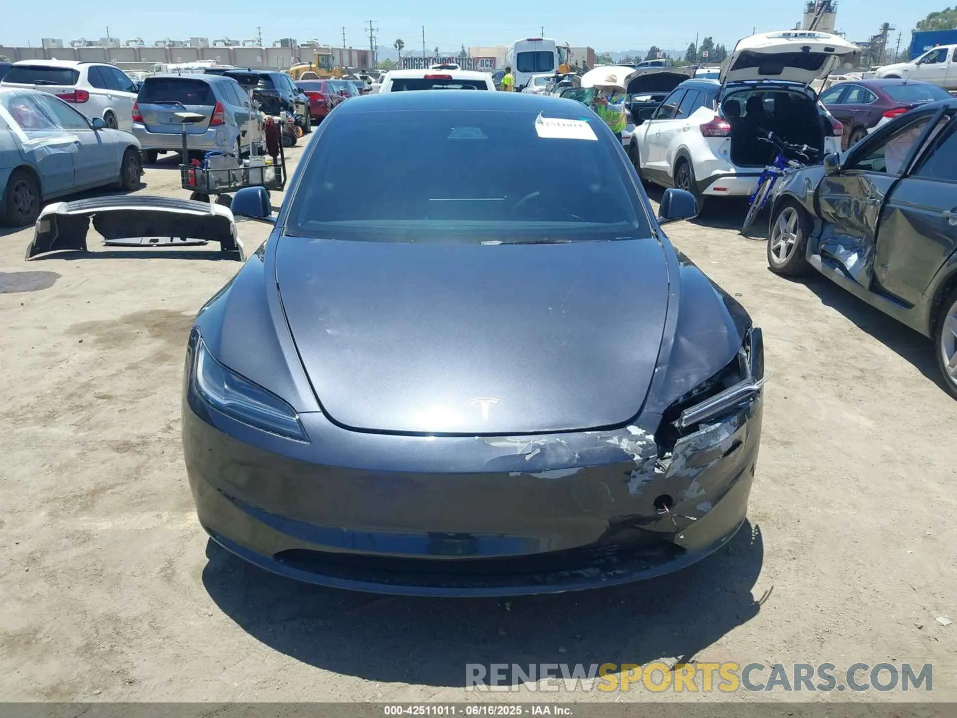 11 Photograph of a damaged car 5YJ3E1EA5RF754824 TESLA MODEL 3 2024
