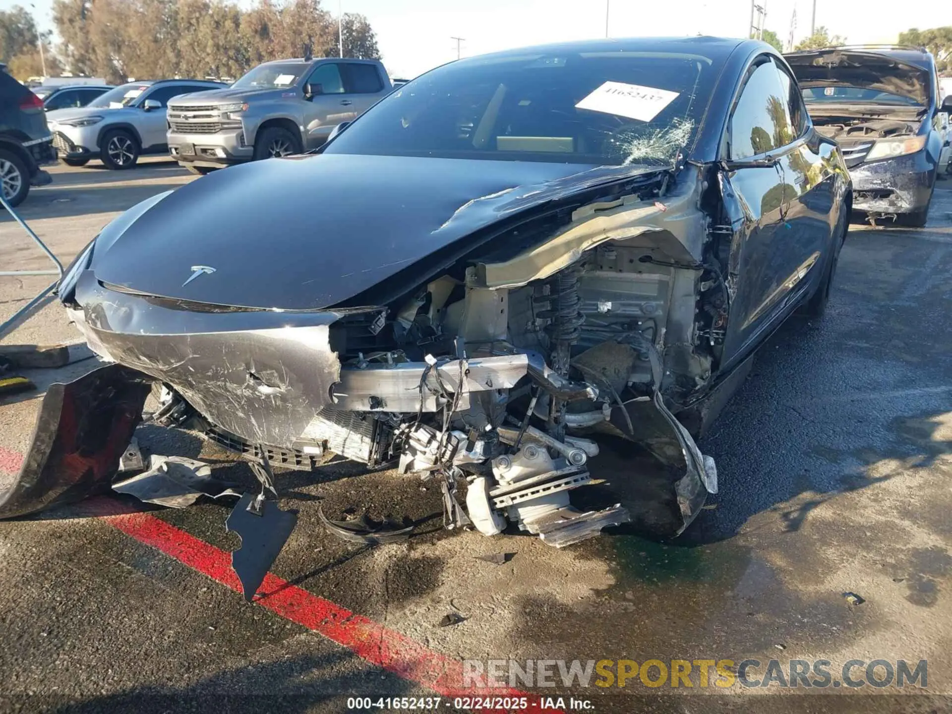 6 Photograph of a damaged car 5YJ3E1EA5RF783661 TESLA MODEL 3 2024