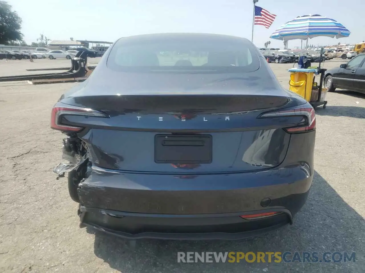 6 Photograph of a damaged car 5YJ3E1EA5RF835581 TESLA MODEL 3 2024