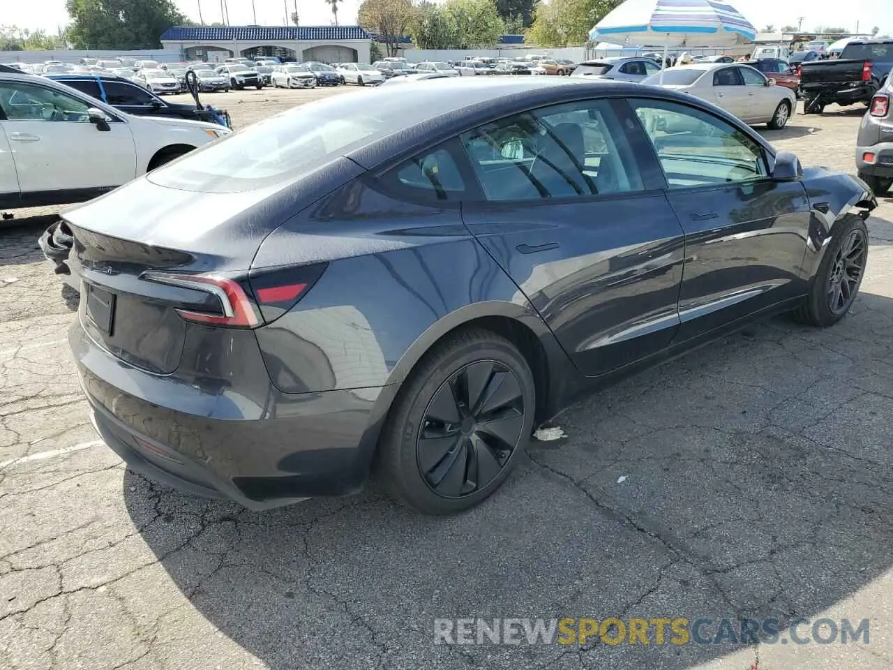 3 Photograph of a damaged car 5YJ3E1EA5RF857757 TESLA MODEL 3 2024