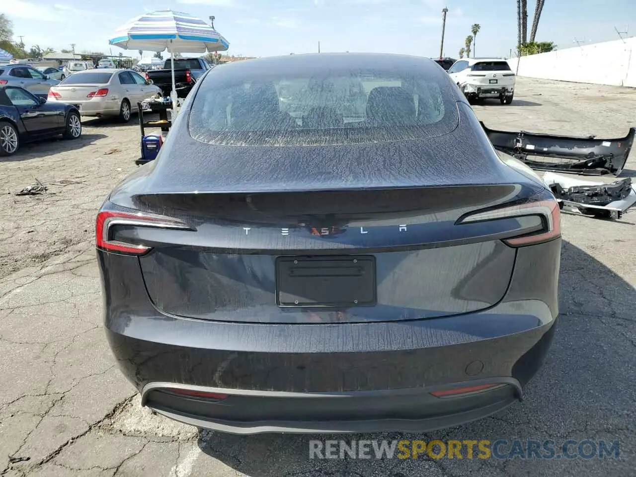 6 Photograph of a damaged car 5YJ3E1EA5RF857757 TESLA MODEL 3 2024