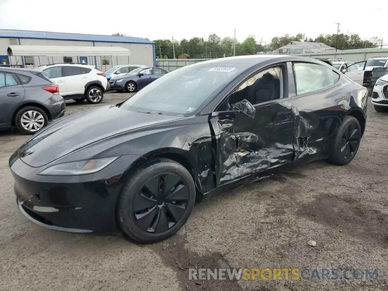 1 Photograph of a damaged car 5YJ3E1EA5RF860464 TESLA MODEL 3 2024