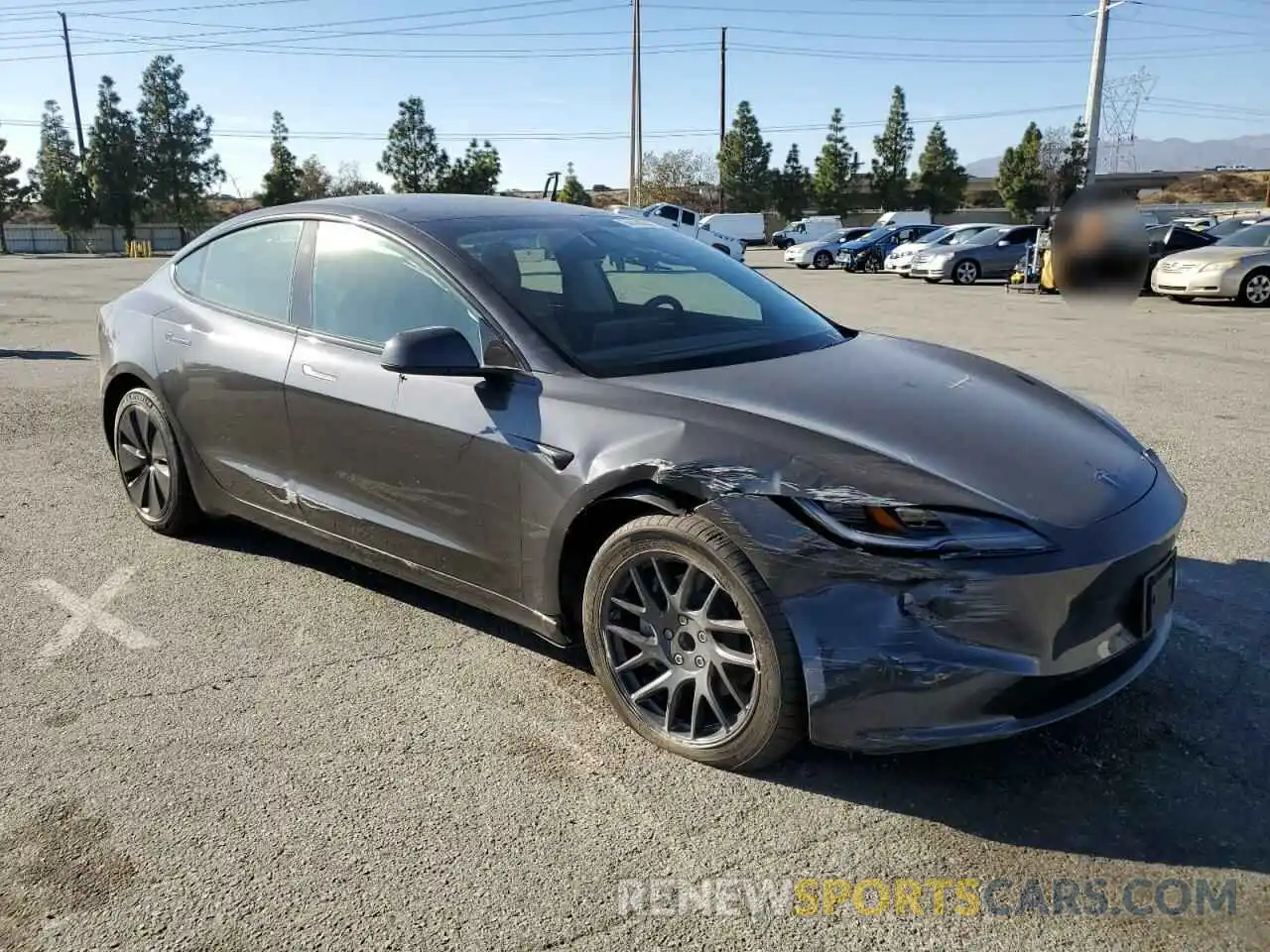 4 Photograph of a damaged car 5YJ3E1EA5RF868354 TESLA MODEL 3 2024