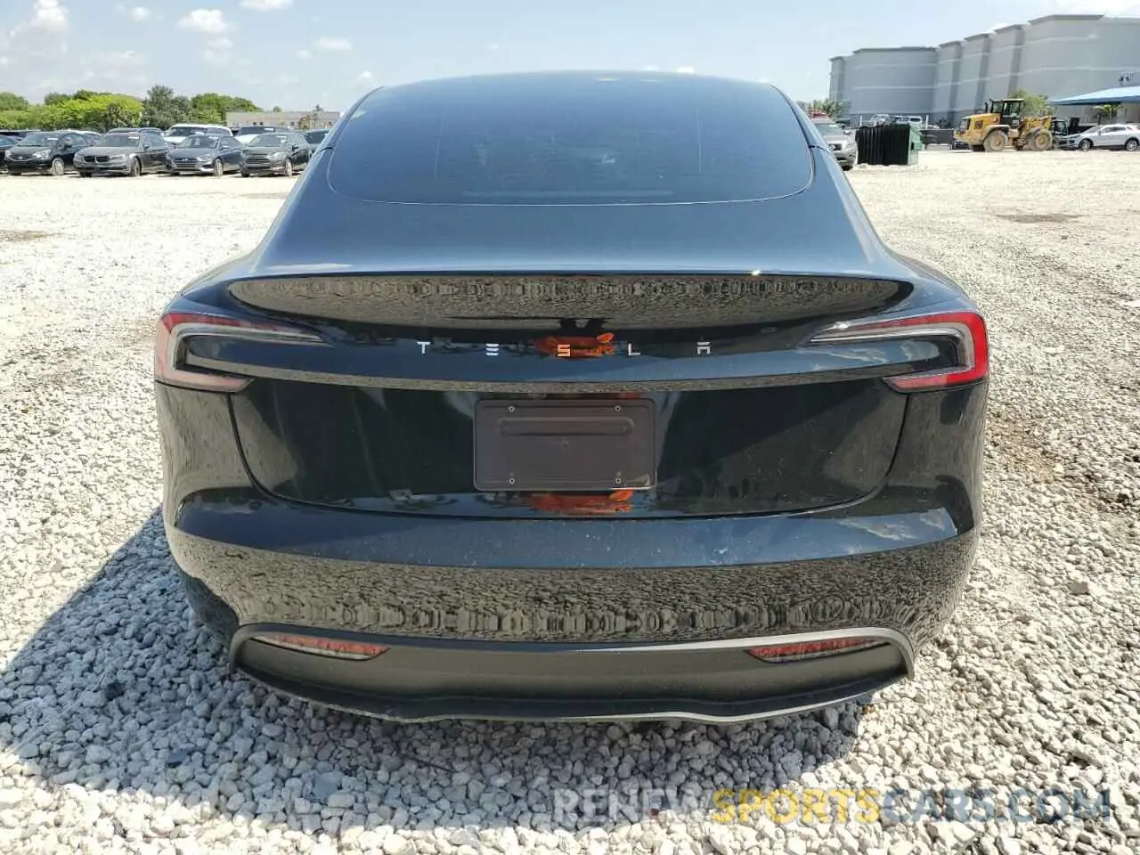 6 Photograph of a damaged car 5YJ3E1EA6RF718348 TESLA MODEL 3 2024