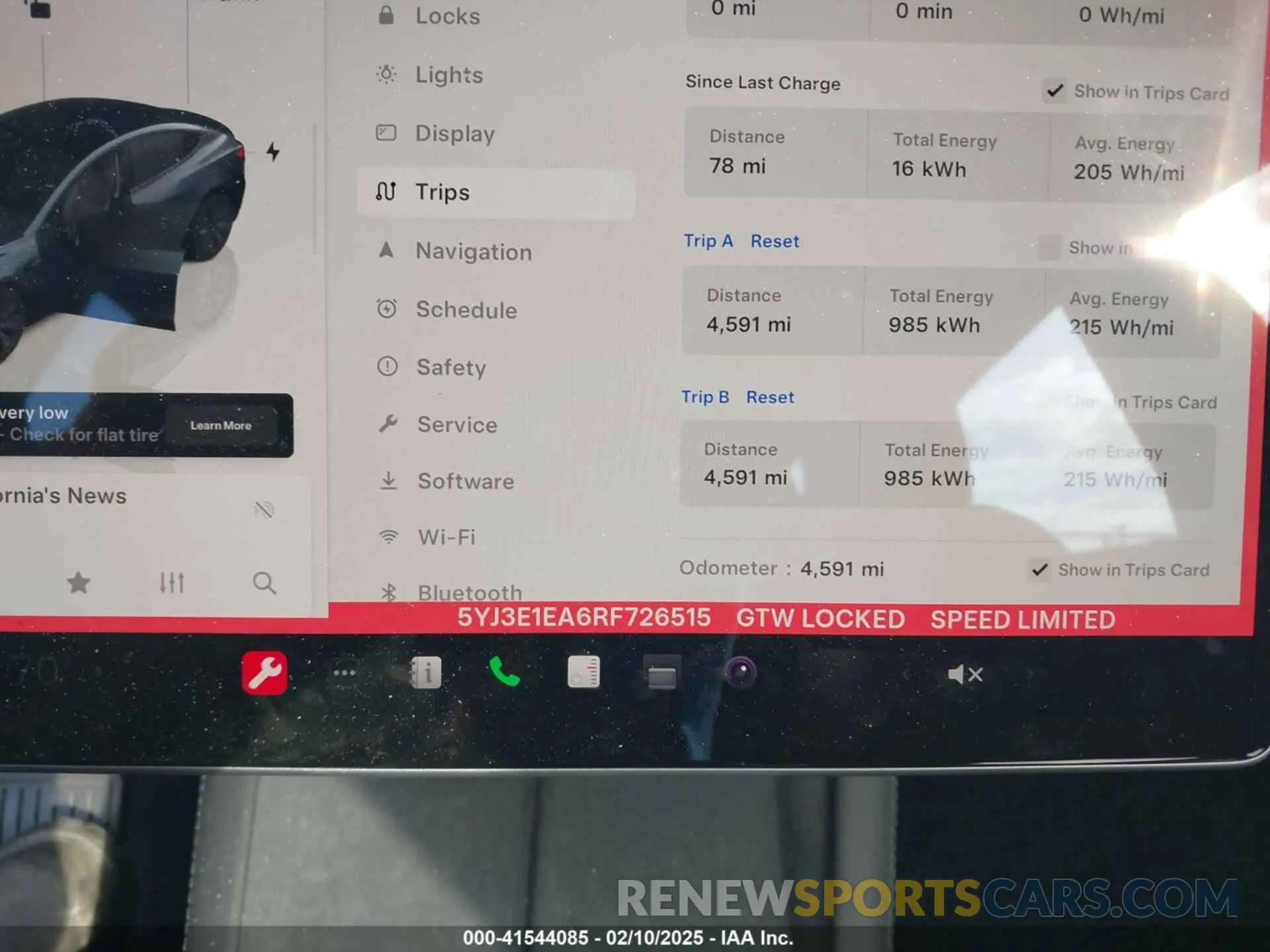 7 Photograph of a damaged car 5YJ3E1EA6RF726515 TESLA MODEL 3 2024