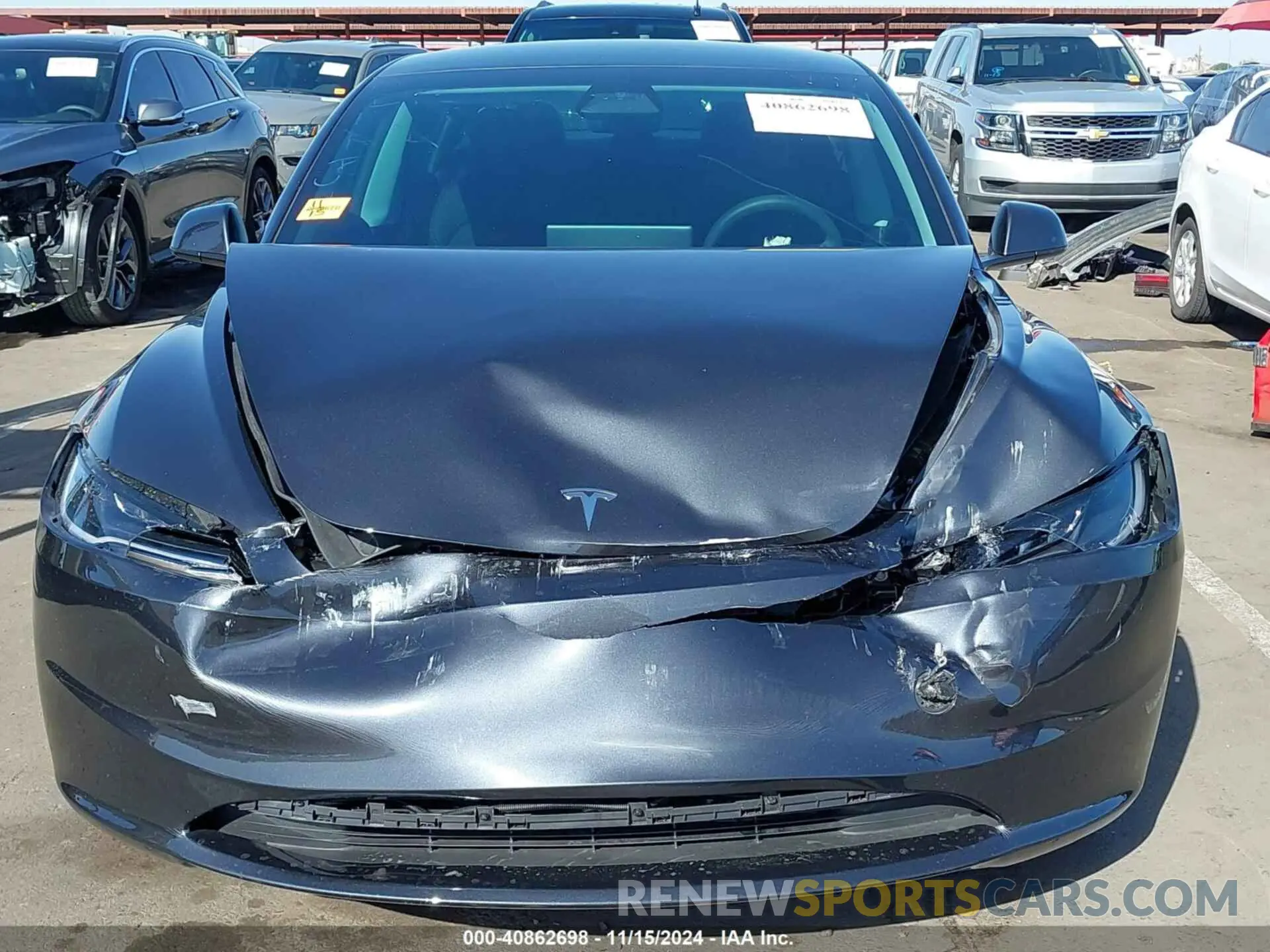12 Photograph of a damaged car 5YJ3E1EA6RF727891 TESLA MODEL 3 2024
