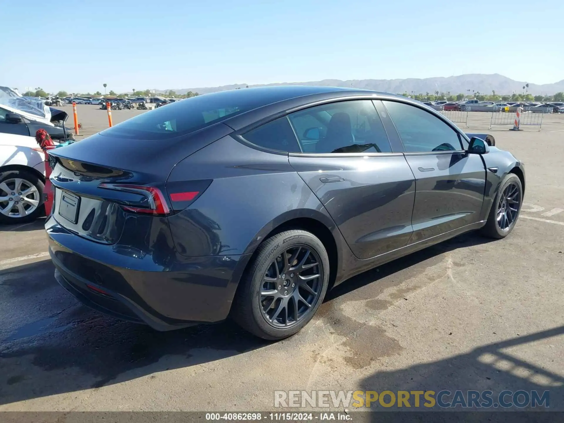 4 Photograph of a damaged car 5YJ3E1EA6RF727891 TESLA MODEL 3 2024