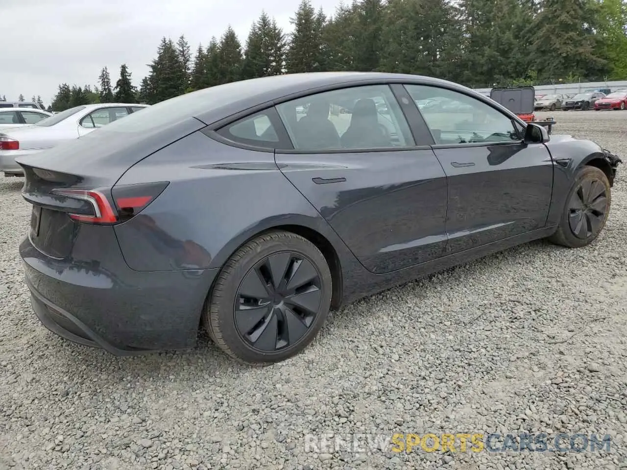 3 Photograph of a damaged car 5YJ3E1EA6RF730497 TESLA MODEL 3 2024