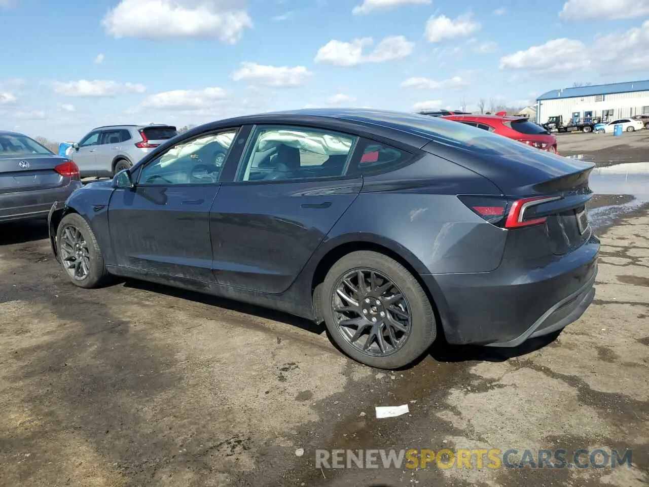 2 Photograph of a damaged car 5YJ3E1EA6RF731388 TESLA MODEL 3 2024