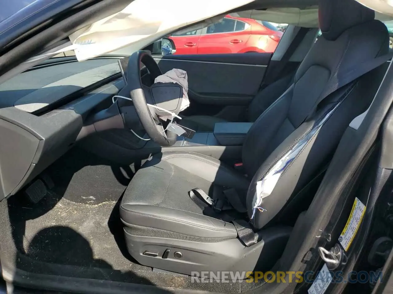 7 Photograph of a damaged car 5YJ3E1EA6RF731388 TESLA MODEL 3 2024