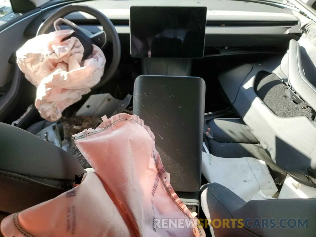 8 Photograph of a damaged car 5YJ3E1EA6RF734033 TESLA MODEL 3 2024