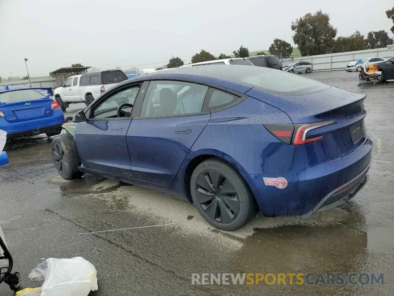 2 Photograph of a damaged car 5YJ3E1EA6RF739880 TESLA MODEL 3 2024