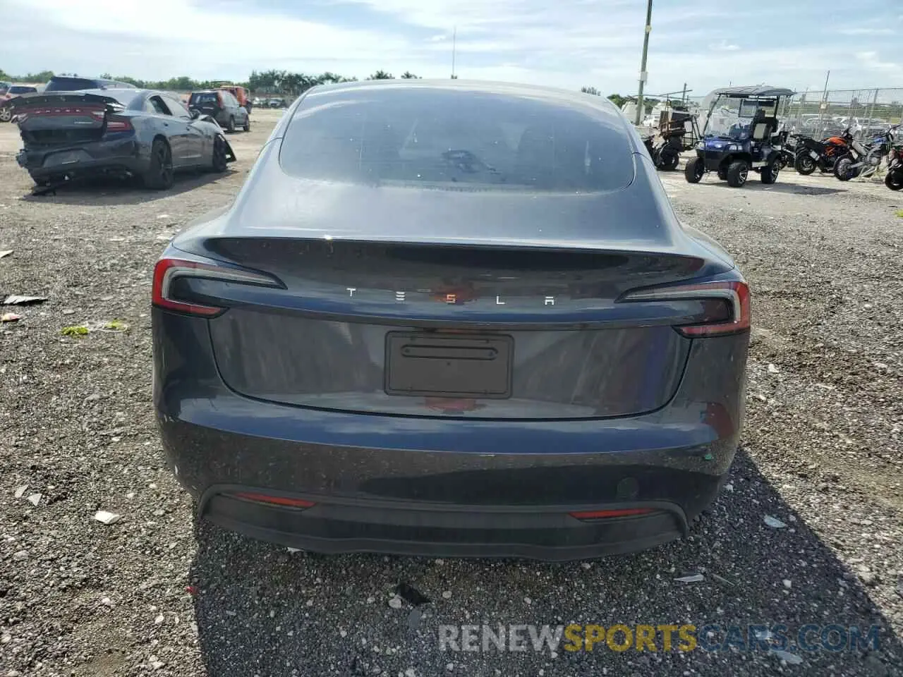 6 Photograph of a damaged car 5YJ3E1EA6RF740818 TESLA MODEL 3 2024