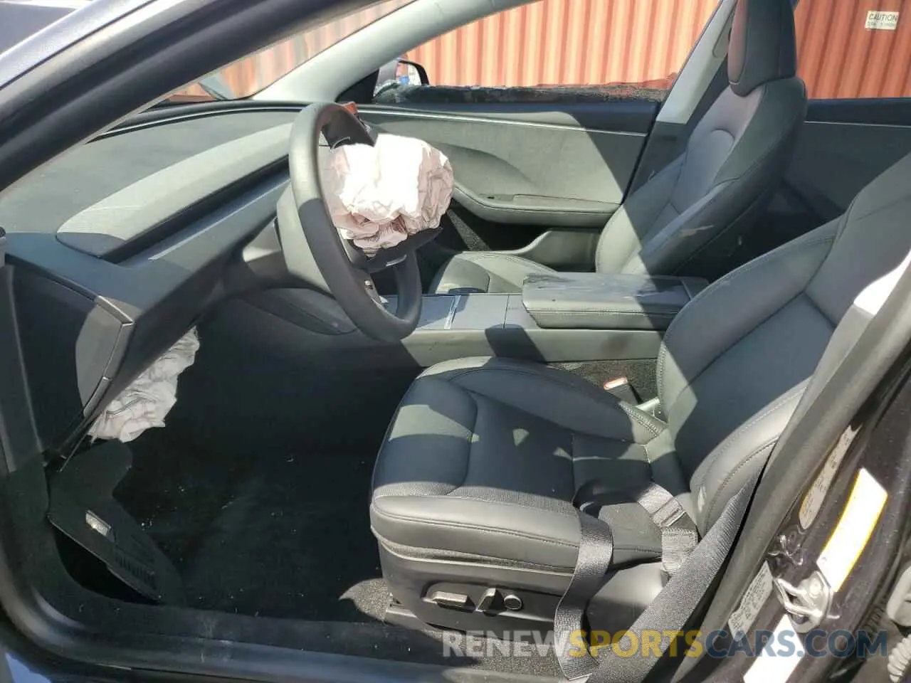 7 Photograph of a damaged car 5YJ3E1EA6RF740818 TESLA MODEL 3 2024