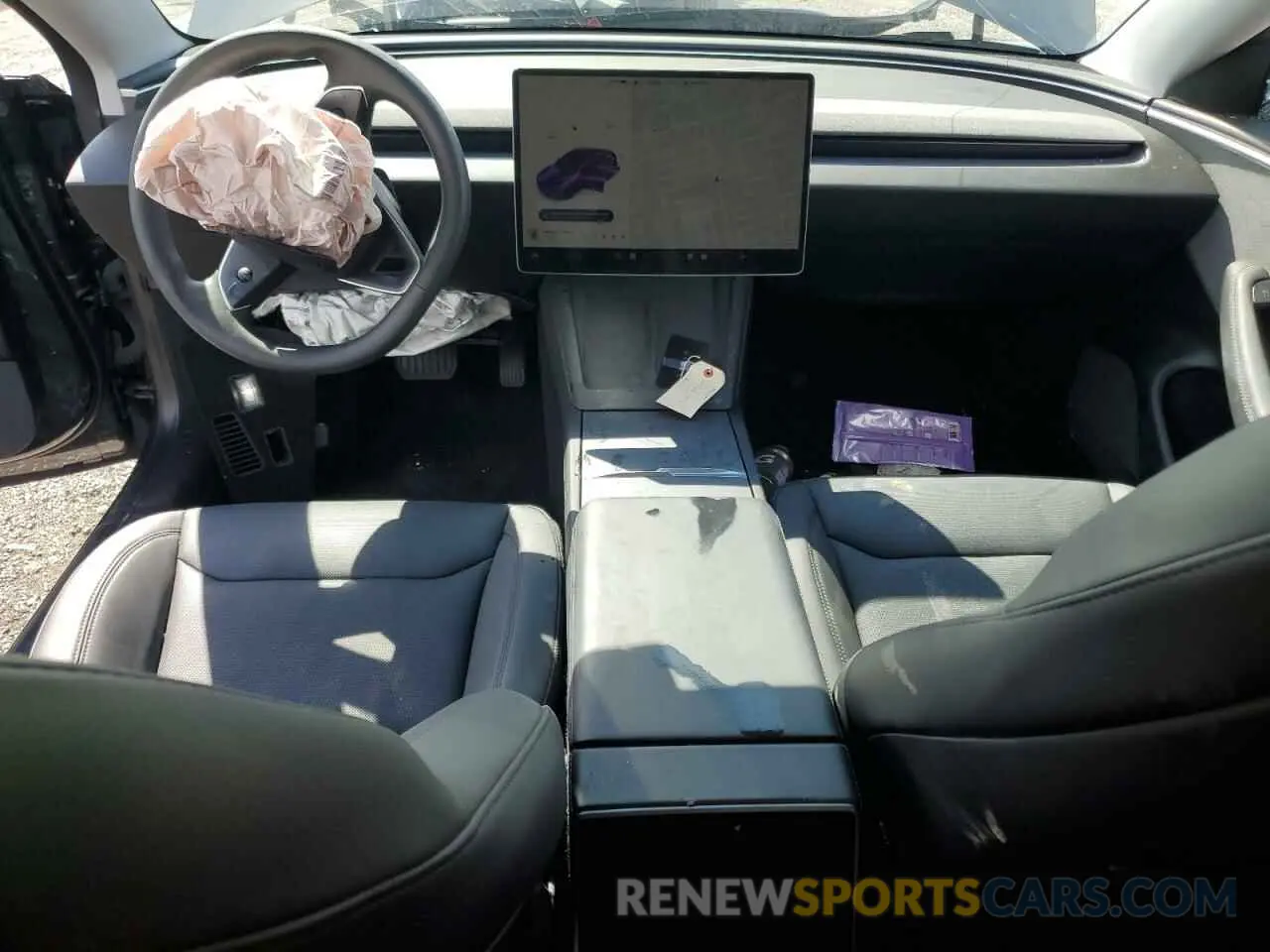 8 Photograph of a damaged car 5YJ3E1EA6RF740818 TESLA MODEL 3 2024