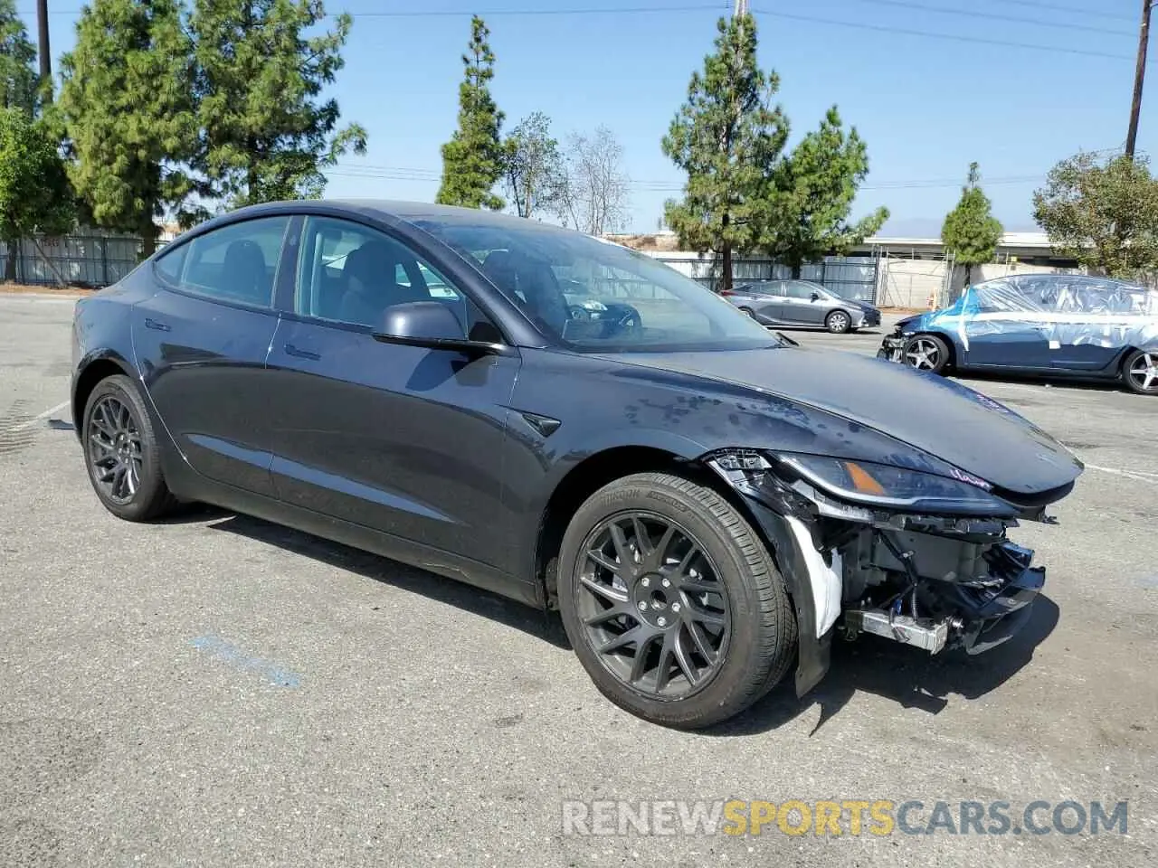 4 Photograph of a damaged car 5YJ3E1EA6RF741600 TESLA MODEL 3 2024