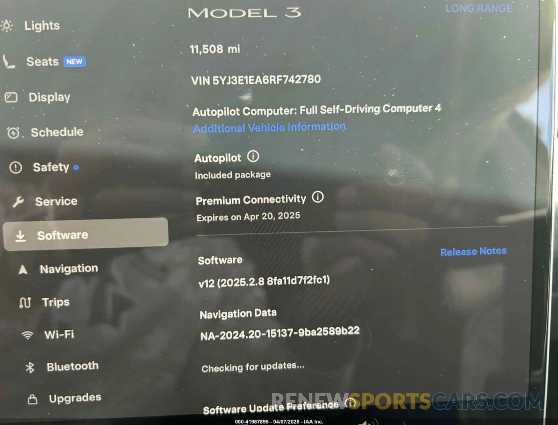7 Photograph of a damaged car 5YJ3E1EA6RF742780 TESLA MODEL 3 2024