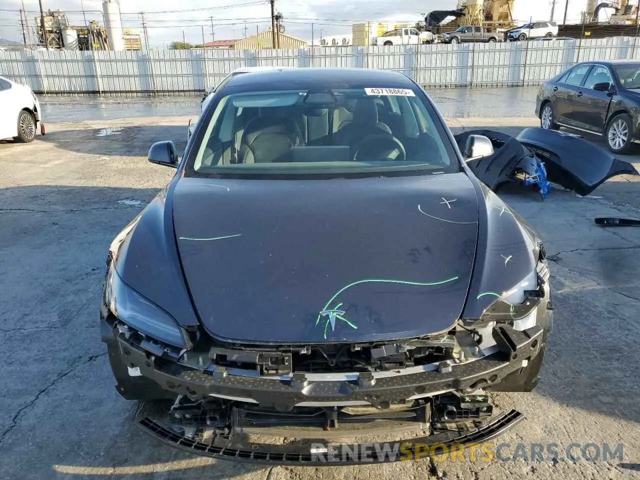 5 Photograph of a damaged car 5YJ3E1EA6RF747249 TESLA MODEL 3 2024