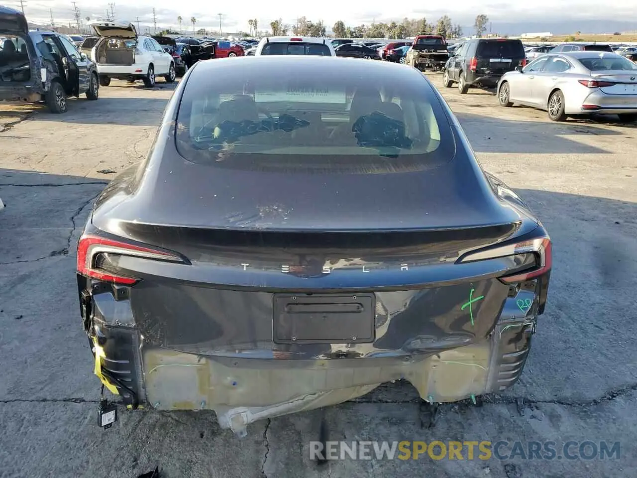 6 Photograph of a damaged car 5YJ3E1EA6RF747249 TESLA MODEL 3 2024