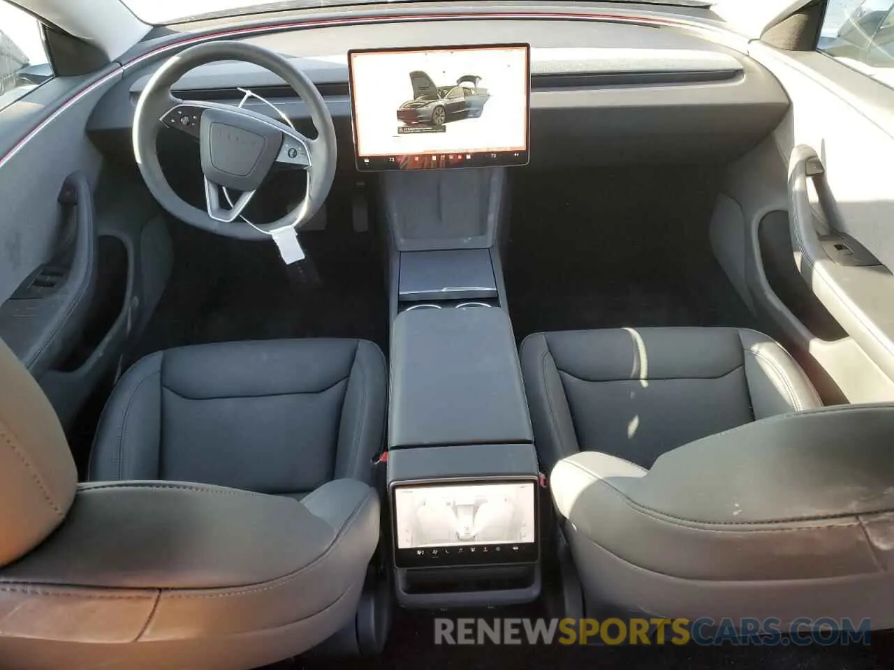 8 Photograph of a damaged car 5YJ3E1EA6RF747249 TESLA MODEL 3 2024