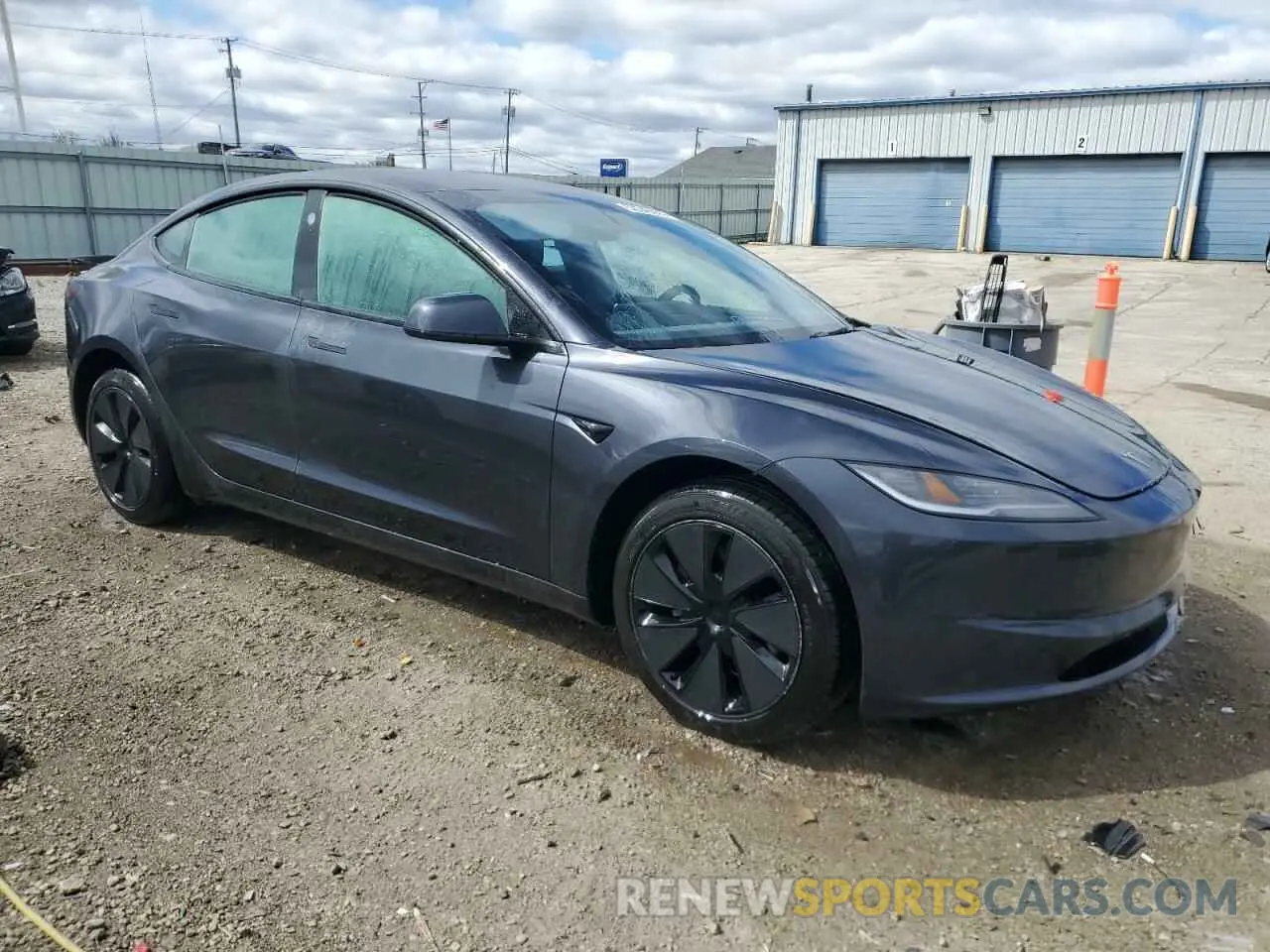 4 Photograph of a damaged car 5YJ3E1EA6RF750085 TESLA MODEL 3 2024